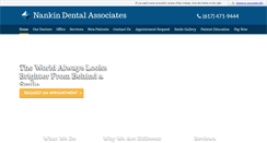 Desktop Screenshot of nankindental.com